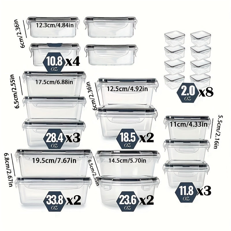 24-Piece Leakproof Food Storage Set With Flip Top Lid, view 3 - Elena Harper