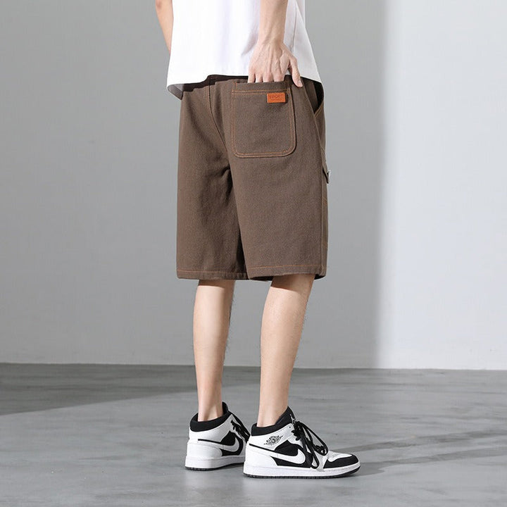 Men's Urban Style Contrast Stitching Shorts - Mateo