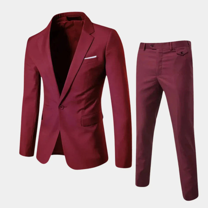 Elegant Men's Suit with Blazer and Trousers, view 6 - Elena Harper