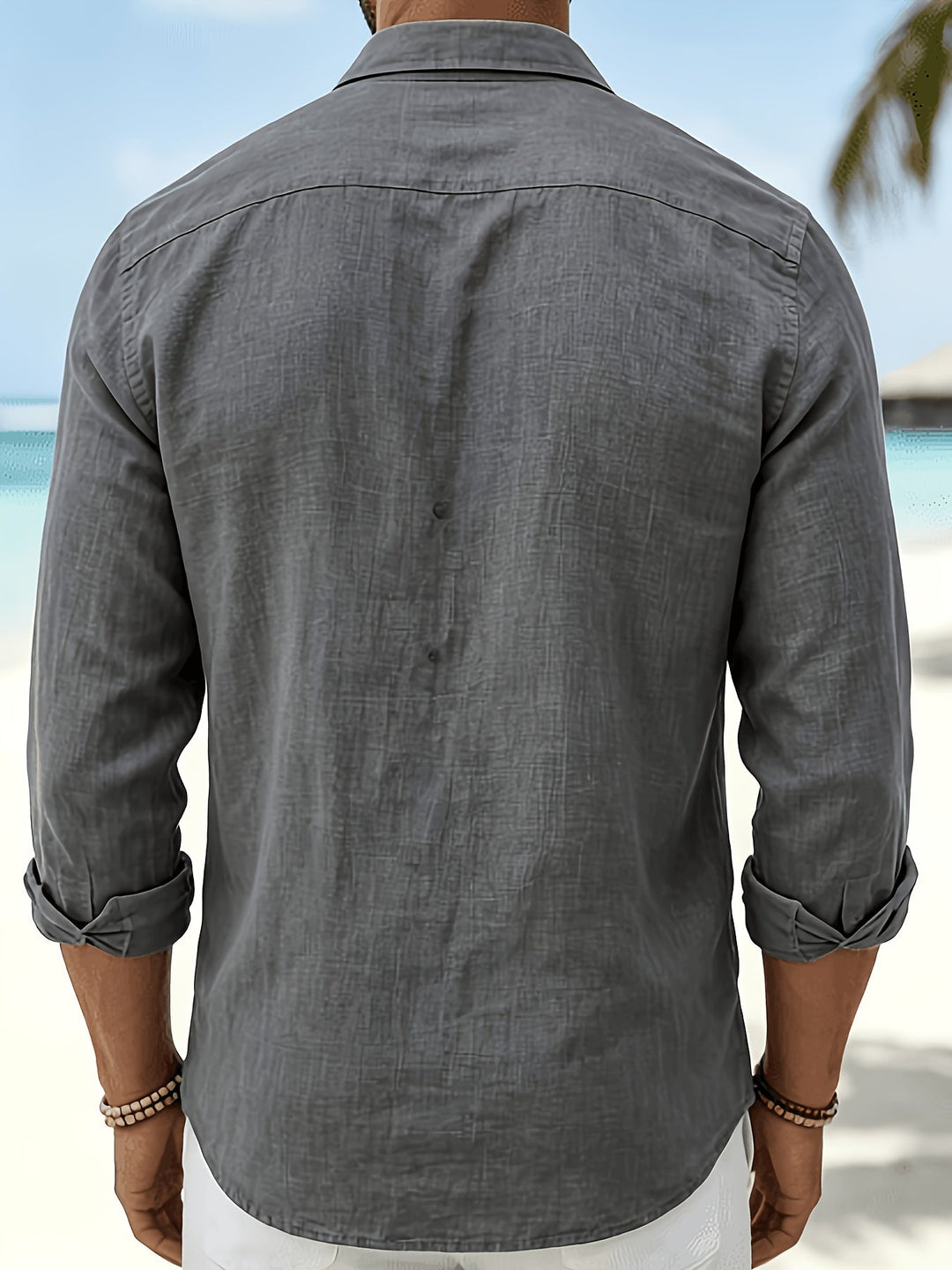 ELENA HARPER™  |  MEN'S LINEN BLEND SHIRT