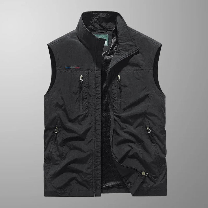 Abram Lightweight Multi-Pocket Cargo Vest - Elena Harper