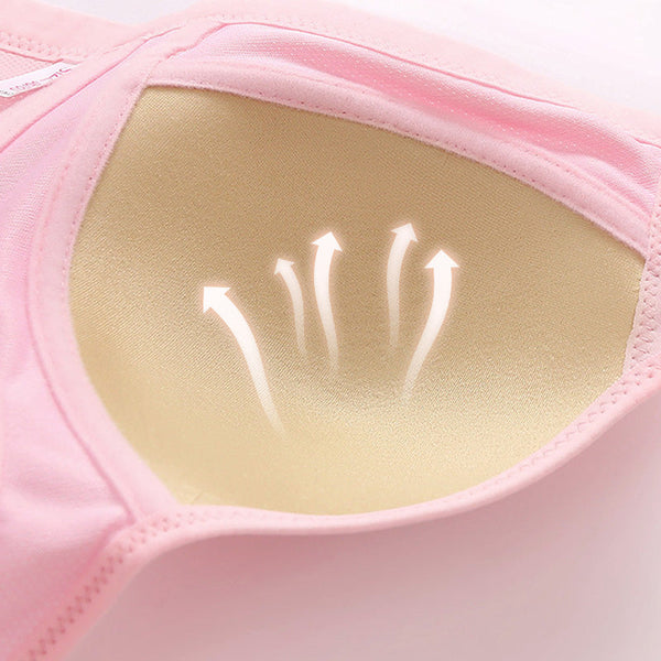 Cotton Comfort Bra with Front Closure – Natural Support