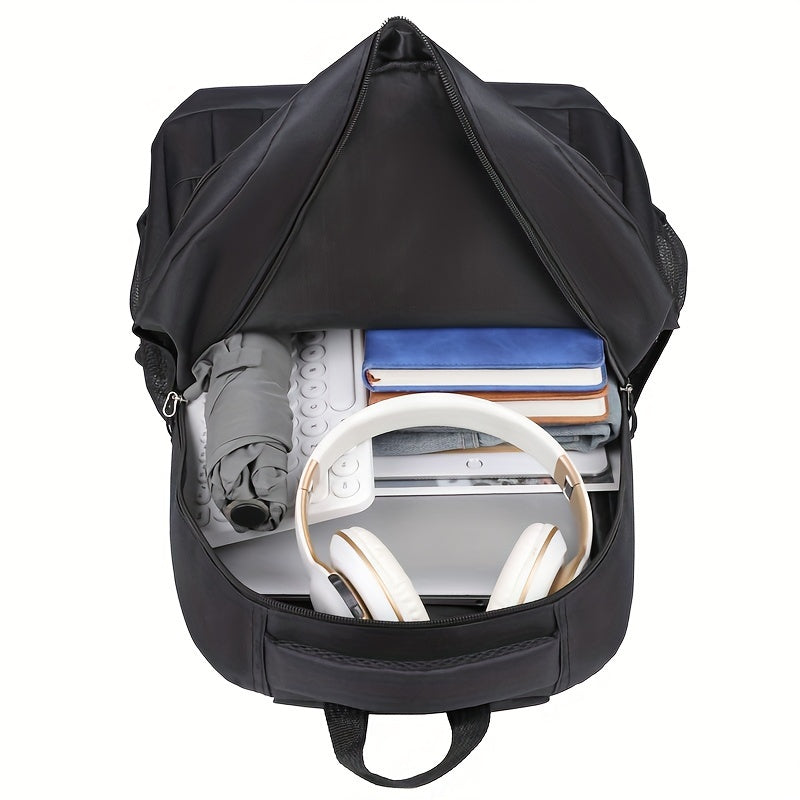 Men's Durable Leather Backpack - Timeless Utility for Daily Carry