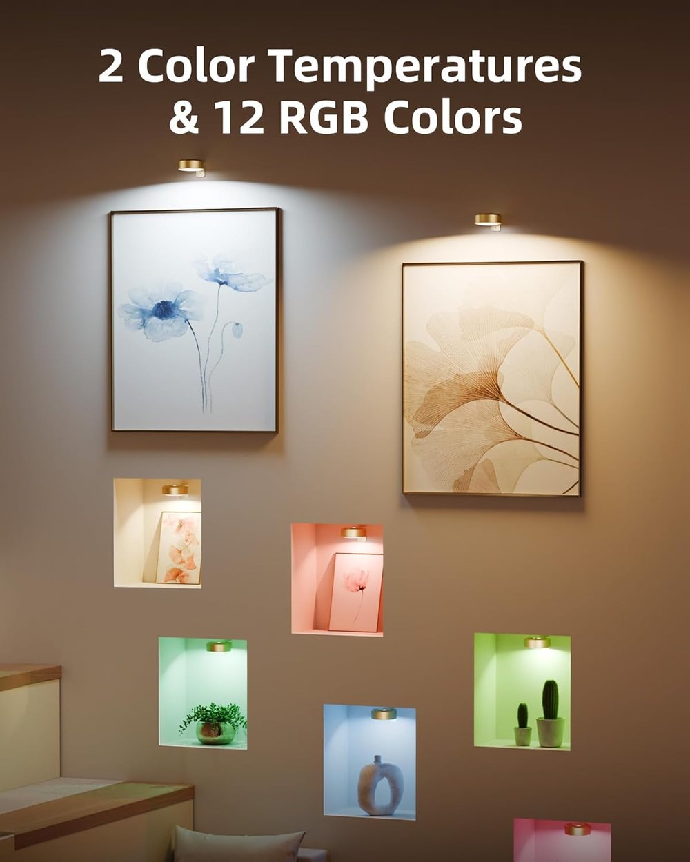 1+1 FREE | Magnetic LED Picture Light – Wireless, Dimmable & Rechargeable