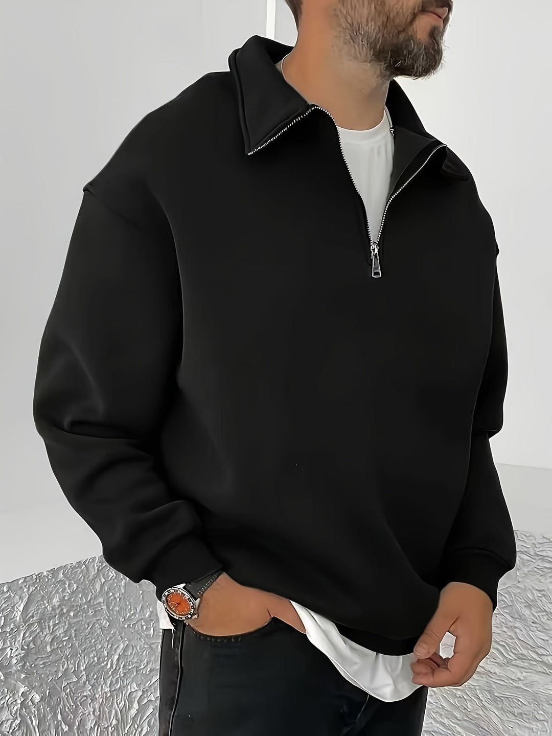 Maxim | Premium Half-Zip Sweatshirt for Comfortable Warmth