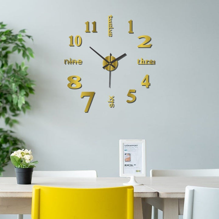 LucentAura™ 3D Wanduhr – Verwandeln Sie Ihr Zimmer mit stiller Eleganz und faszinierender Tiefe