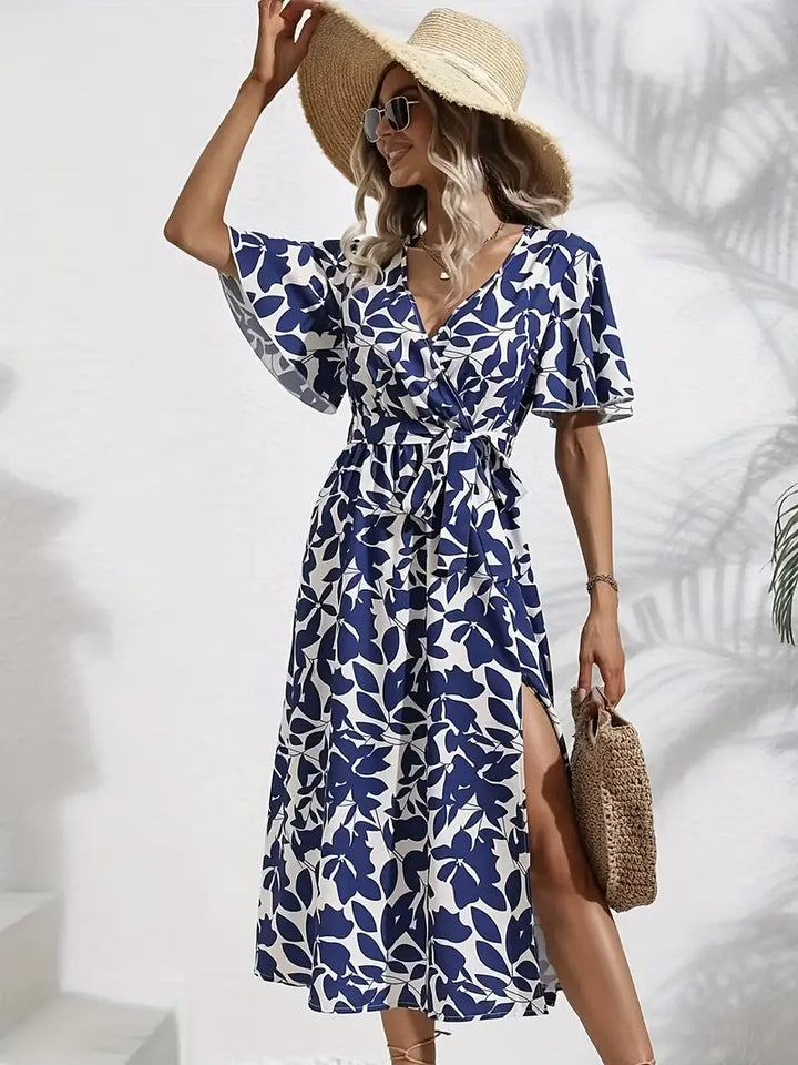 Lara Floral Charm Dress, view 4 - Elena Harper