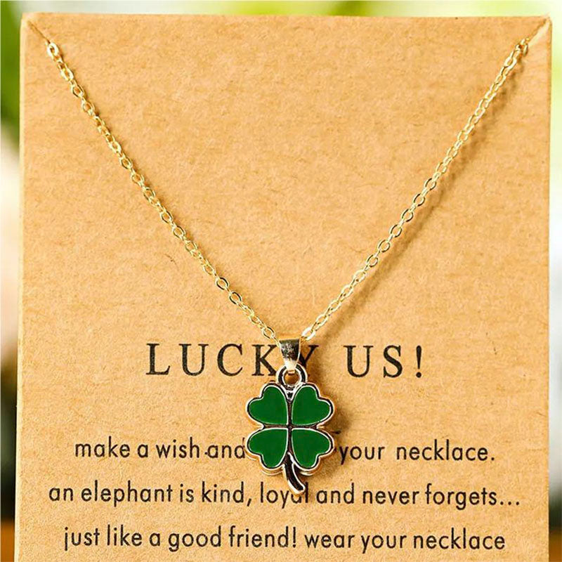 Four-Leaf Clover Pendant Necklace
