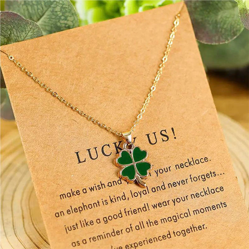 Four-Leaf Clover Pendant Necklace