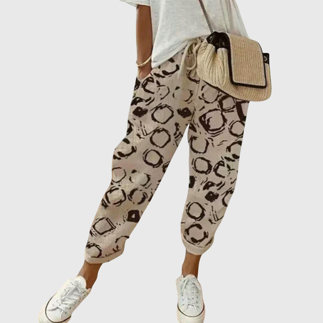 Burga Comfortable Cotton Pants - Elena Harper