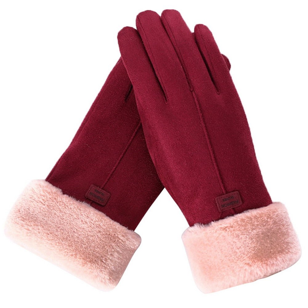 Eleonora | Luxurious and Warm Suede Gloves