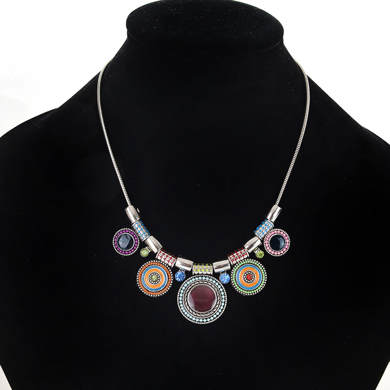 Vintage Ethnic Pendant Necklace