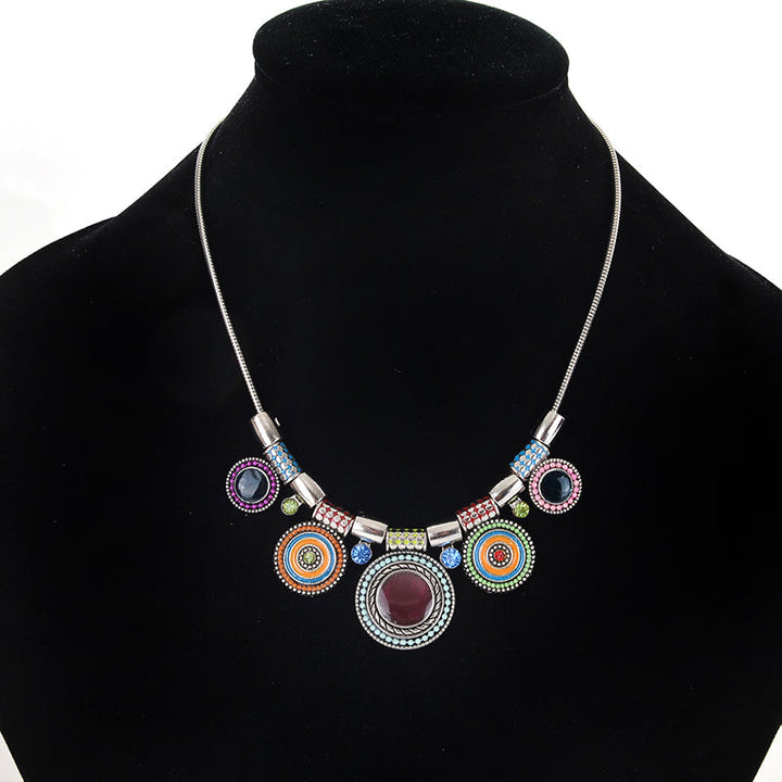 Vintage Ethnic Pendant Necklace