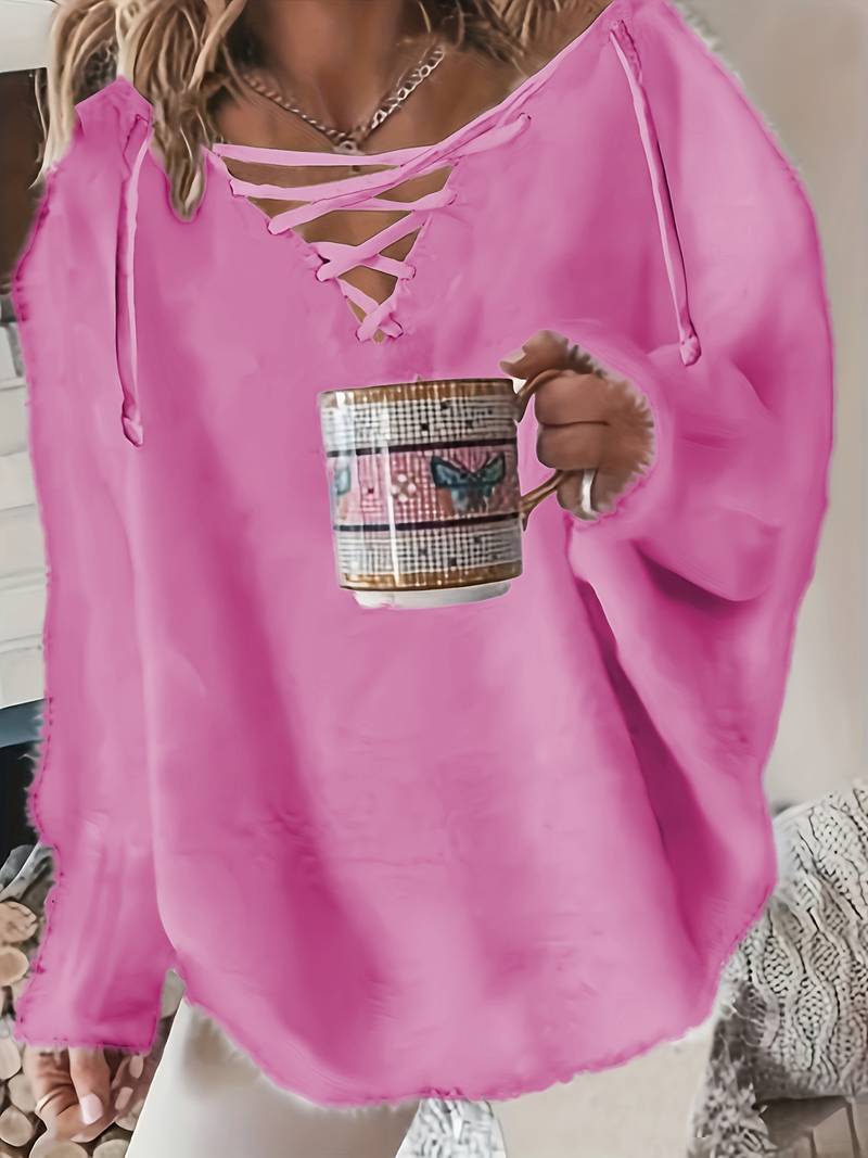 Callahan - Casual Long Sleeve Sweater With V-Neck