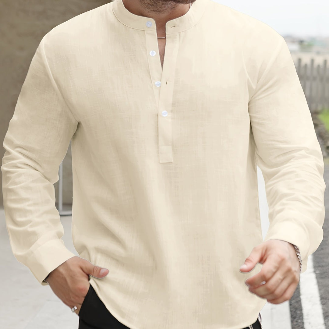 ELENA HARPER™  |  BOAT NECK SHIRT FOR MEN