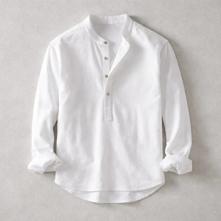 ELENA HARPER™  |  ELEGANT COTTON LINEN SHIRT FOR MEN