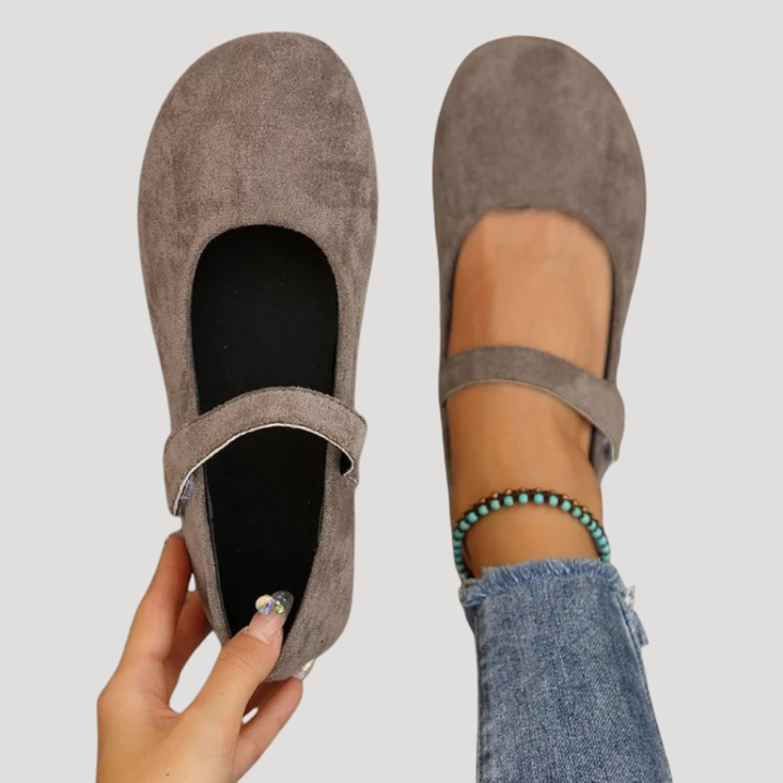 Women's Comfort Ballet Flats with Strap