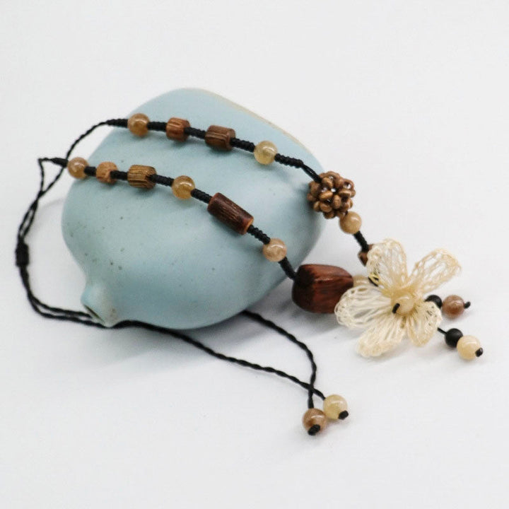 Handwoven Floral Necklace