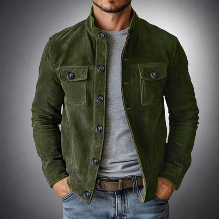 Pierre - Lightweight Refined Suede Jacket