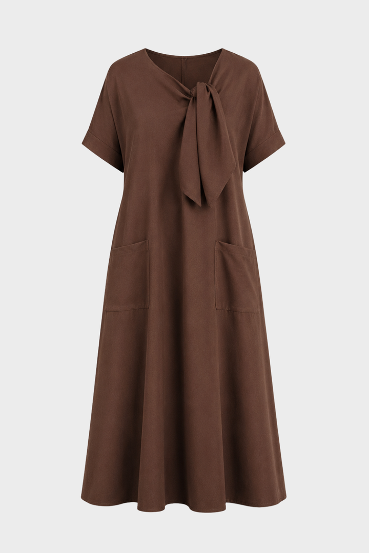 Women’s Linen Dress with Pockets | Casual
