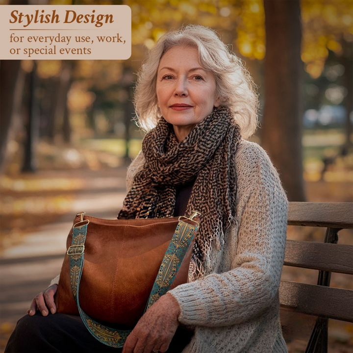Chelsey’s Vintage Charm Shoulder Bag - Elena Harper