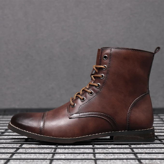 ELENA HARPER™  |  BROWN CITY BOOTS FOR MEN