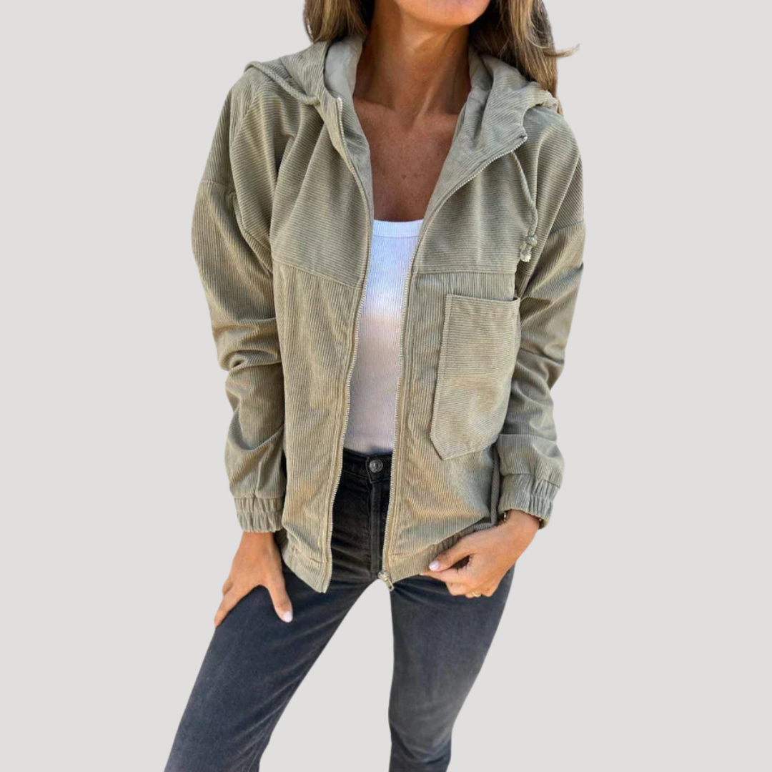 Button-Up Casual Shirt Jacket for Women