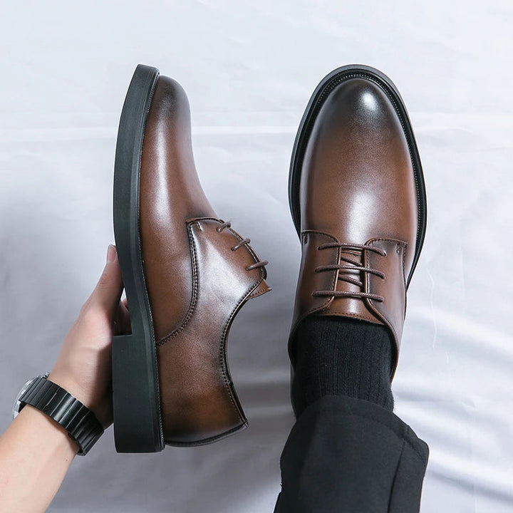 Men's Lace-up Oxford Shoes - Elena Harper