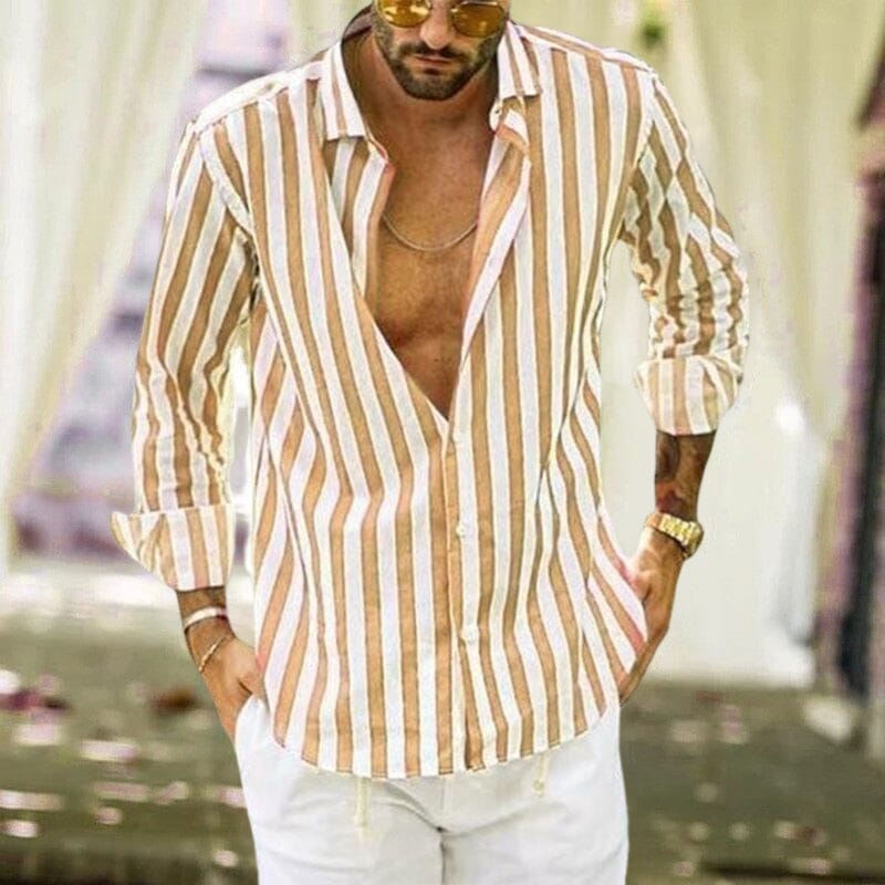 Alain | Striped Shirt for Men