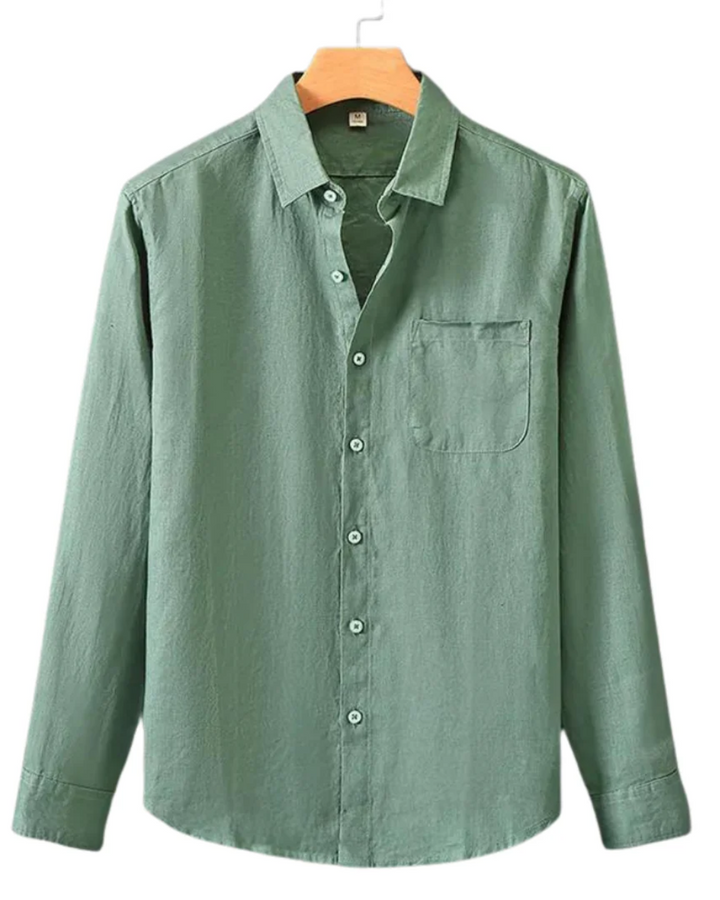 Airy Linen Shirt for Men - Elena Harper