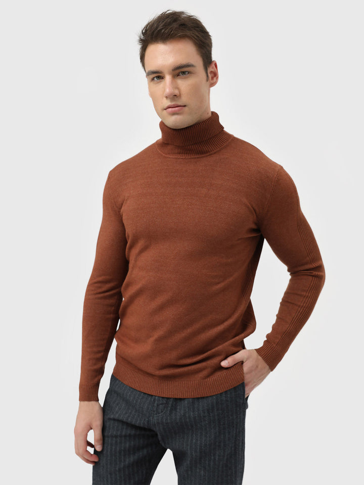 High Neck Polo Sweater