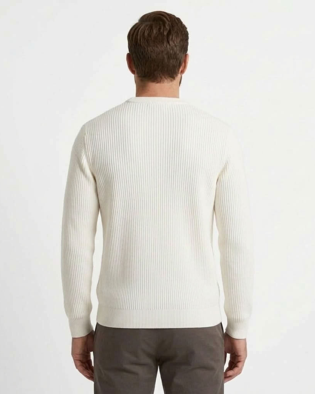 Relaxed Crew Neck Sweater For Men