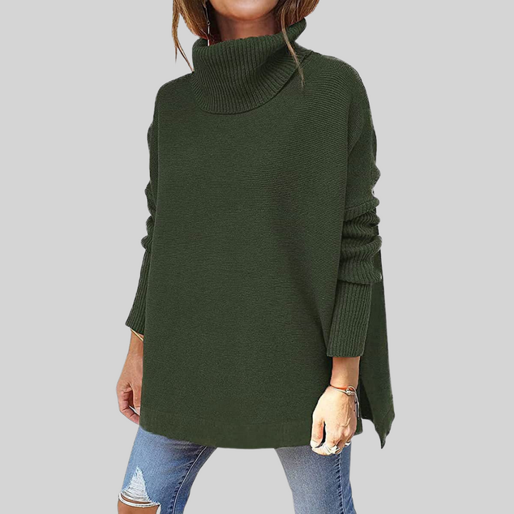Annelise Oversized Roll-Neck Sweater - Elena Harper