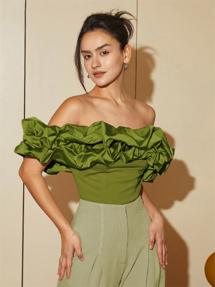 Vintage Inspired   Floral Edge Top