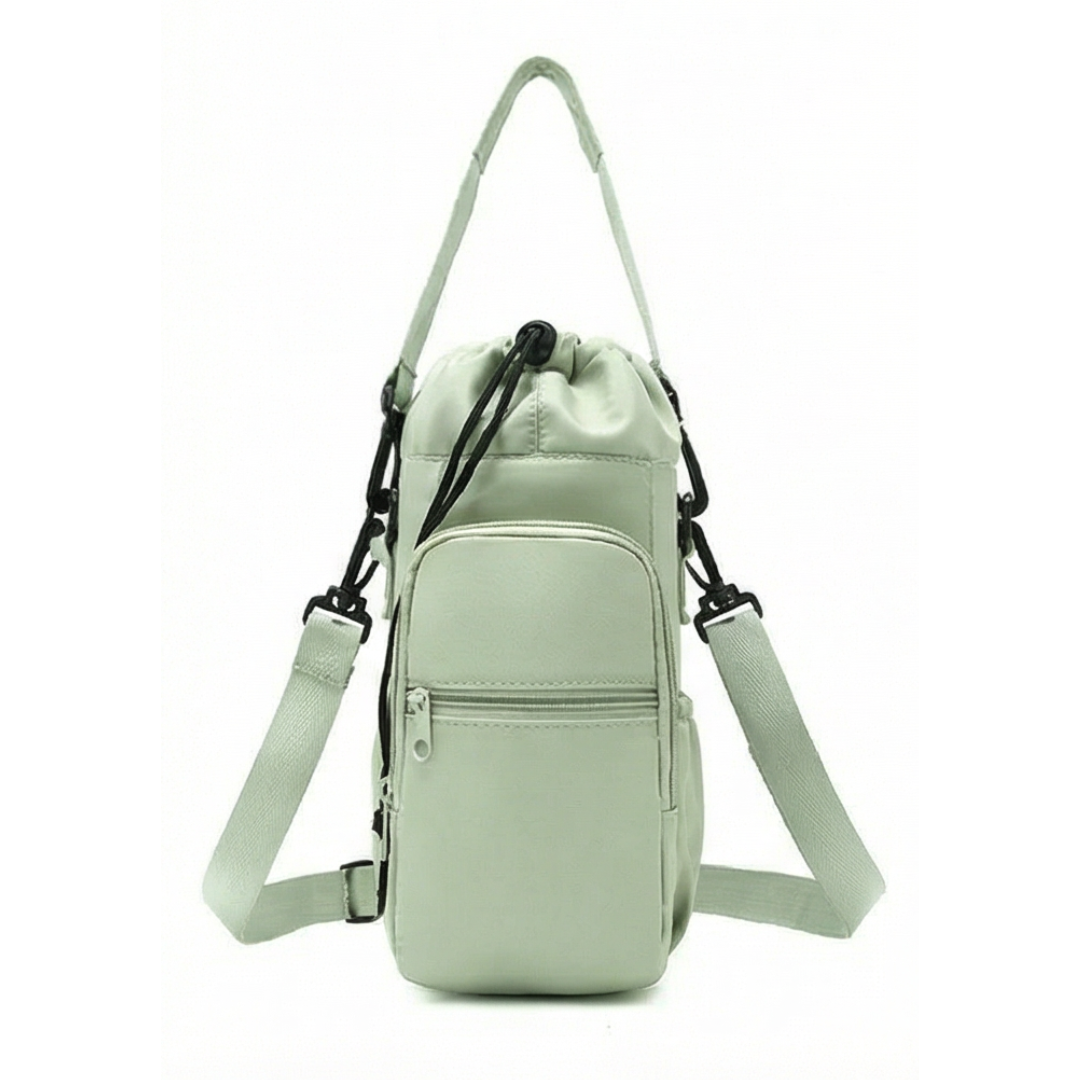 Carryvive Insulated Water Bottle Carrier with Phone Pocket - Elena Harper