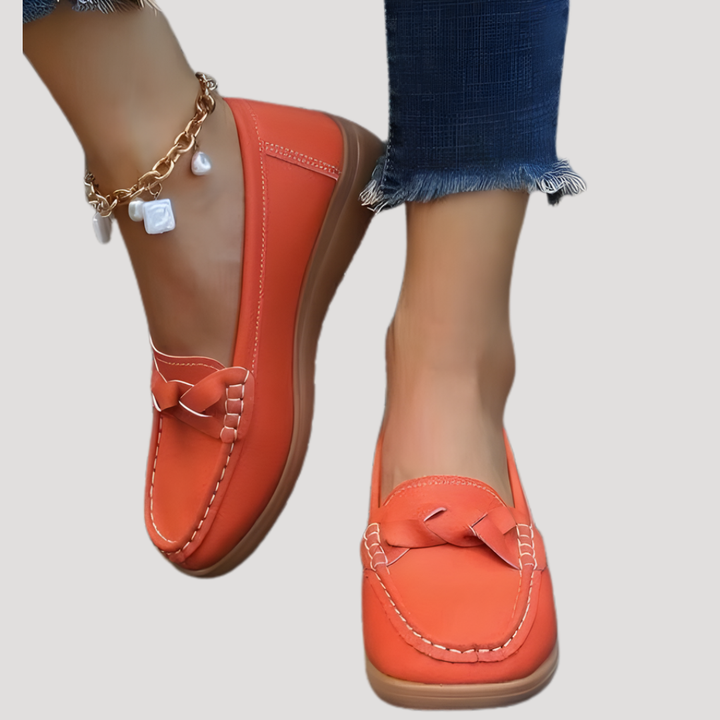 Women's Summer Comfort Loafers with Bow