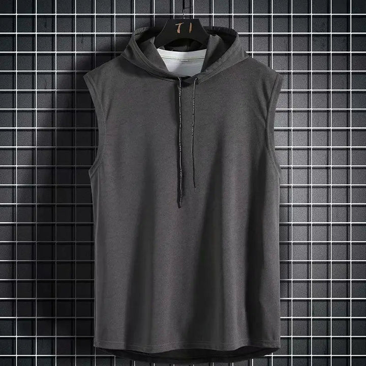 HARRINGTON OXFORD | SLEEVELESS HOODIE FOR MEN