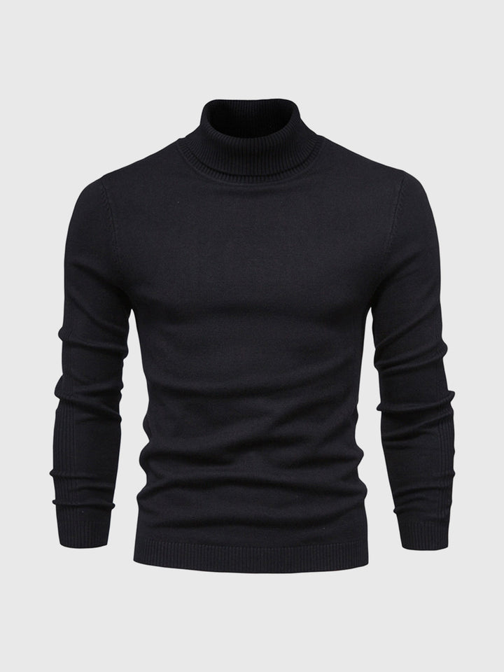 High Neck Polo Sweater
