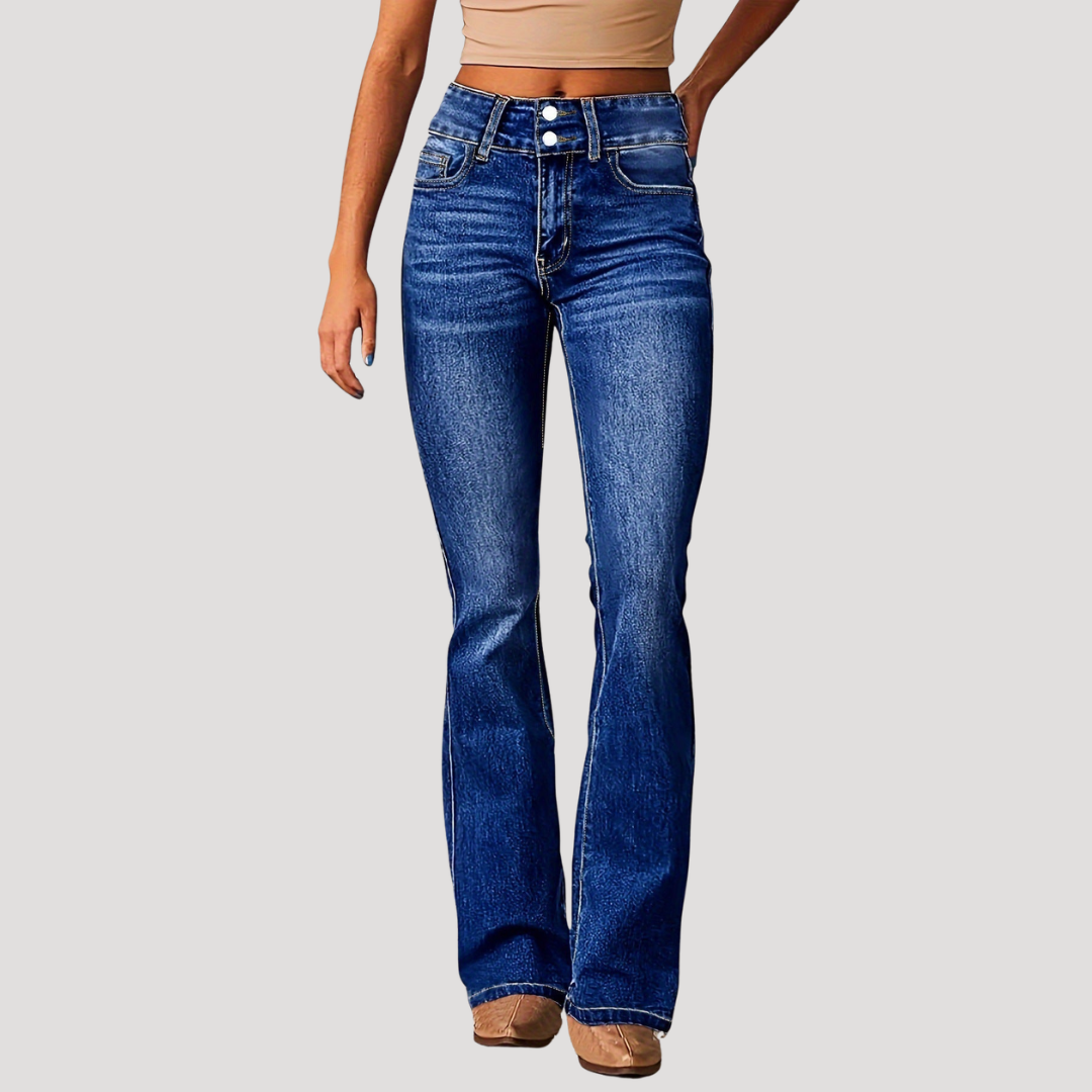 High-Waisted Bootcut Jeans for Women