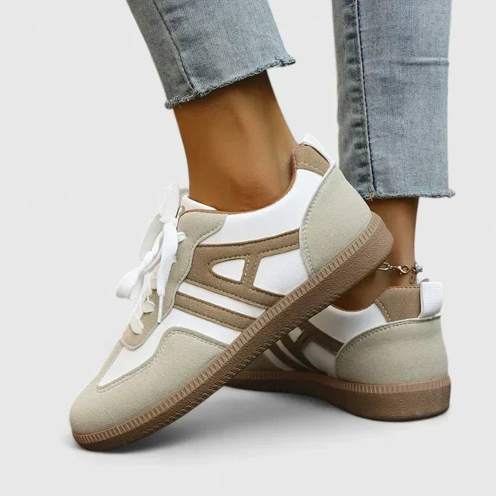 Delyziah Step In Comfort Sneakers with Two Tone Finish for Women - Elena Harper