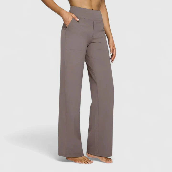 Nadine | Women's Wide Lounge Pants with Stretch Waistband