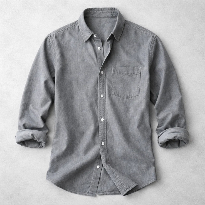 Antique Cotton Shirt for Men - Elena Harper