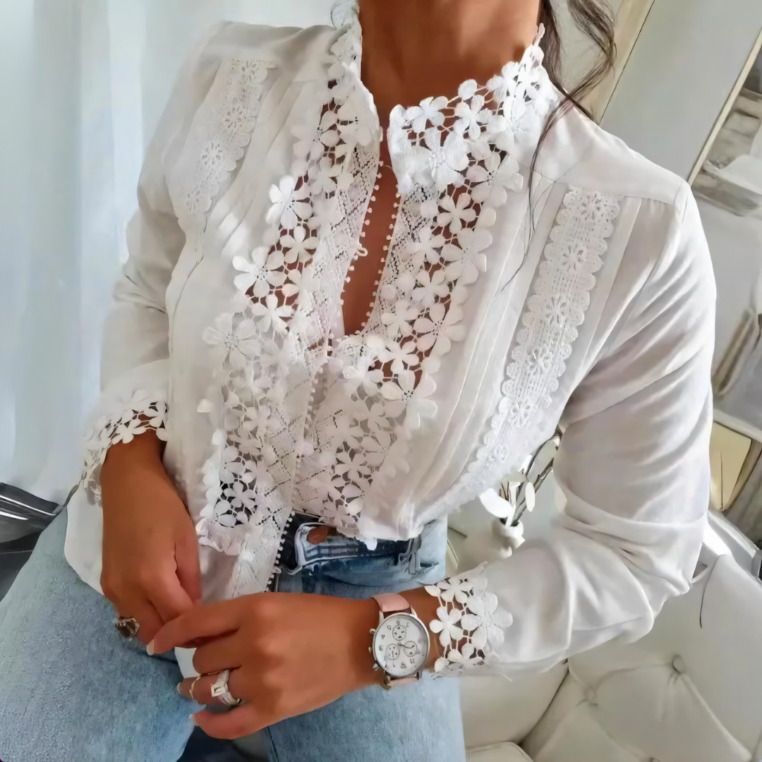 Sara Floral Blouse - Elena Harper
