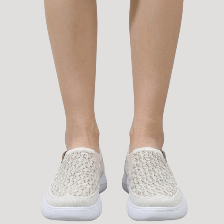 Women's Slip-On Walking Sneakers with Lightweight Sole
