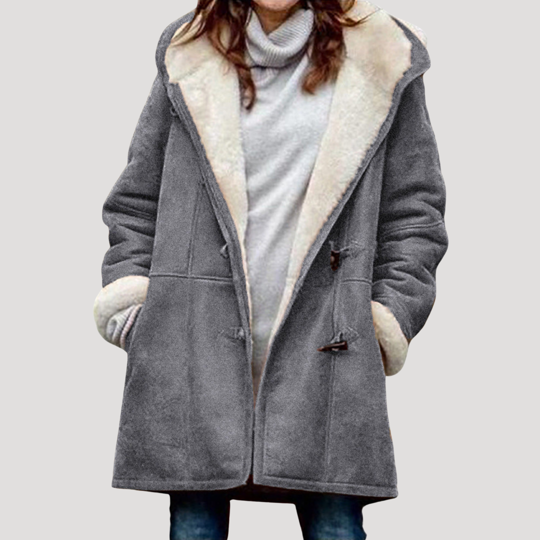 Women's Duffle Coat with Borg Lining