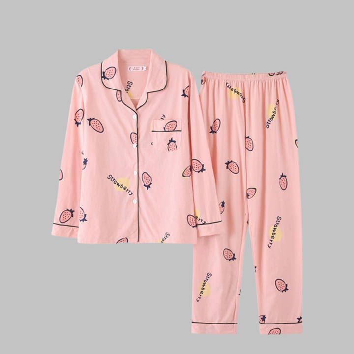COSIMA Cozy Long Sleeve Top and Pants Loungewear Set - Elena Harper