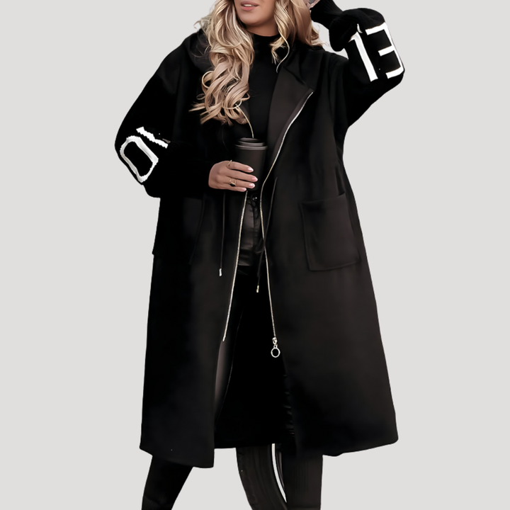 Oversized Women's Casual Hooded Coat