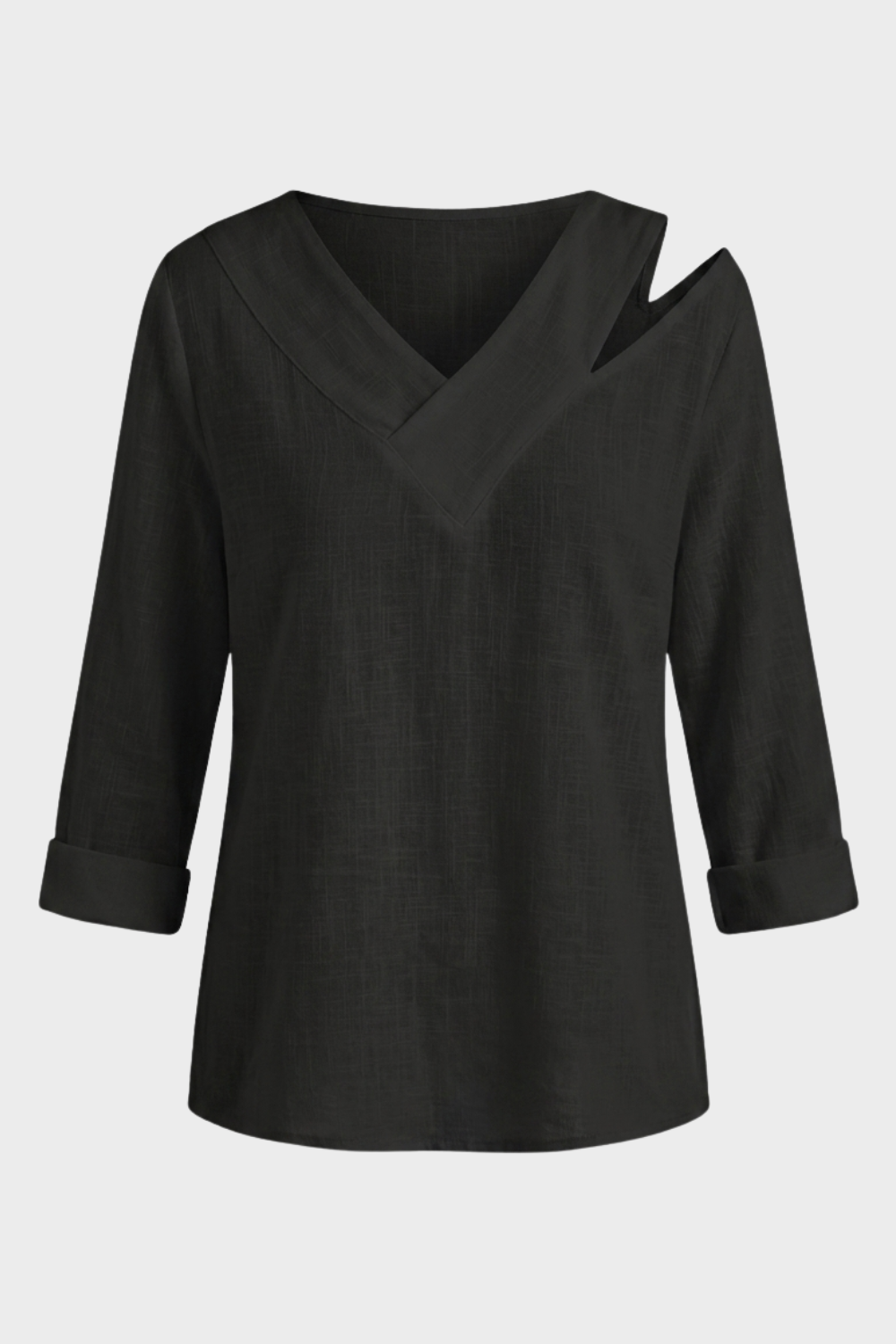 Women's Asymmetrical Top | V-Neck