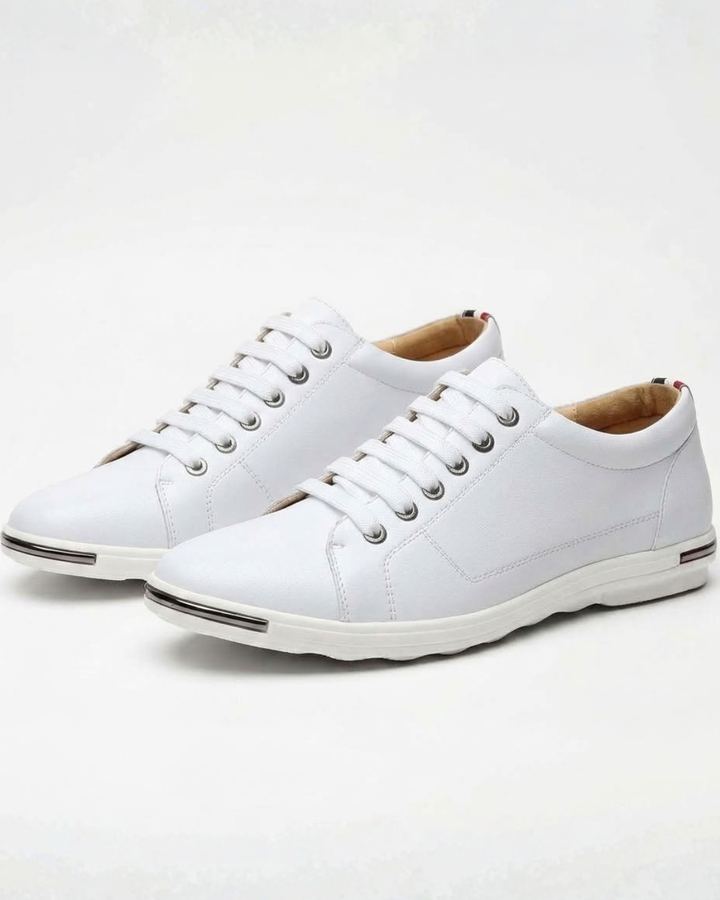 Waterproof Leather Casual Sneakers For Men