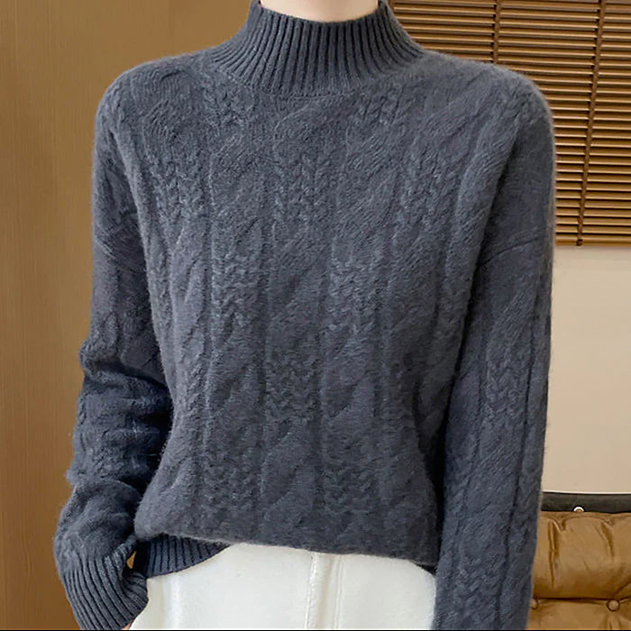 Maya Soft Touch Sweater for Women Elegant Knit, view 4 - Elena Harper